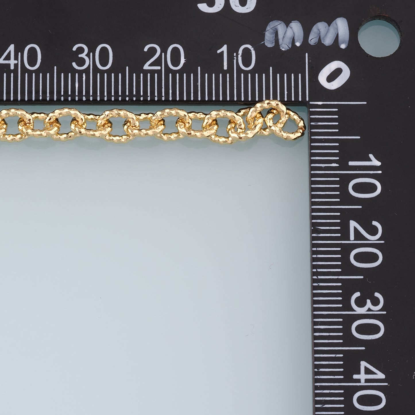 Gold Oval Chain,18K Gold Filled Oval paper clip Chain for Necklace Bracelet DIY Jewelry Making Supply