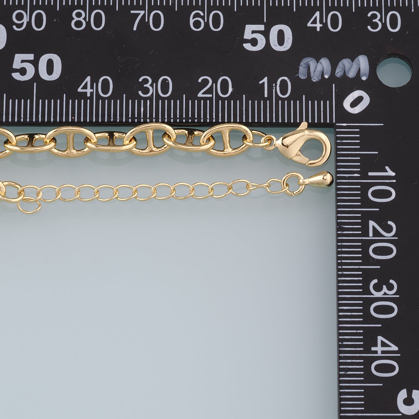 Gold Oval chain,18K Gold Filled Oval for Necklace Bracelet DIY Jewelry Making Supply