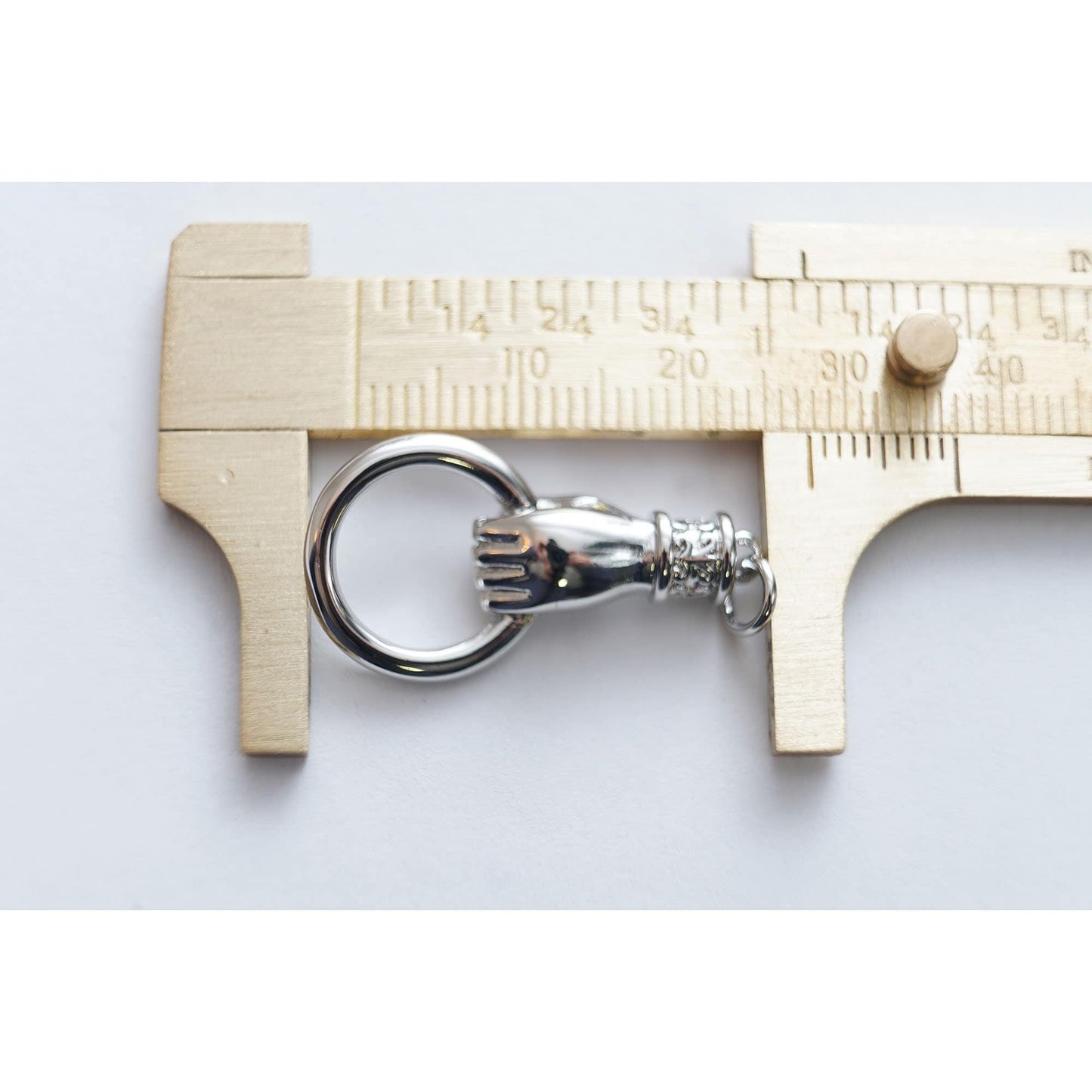 18K Gold Filled Hamsa Hand Pendant,Hand Charm Necklace for DIY Jewelry Making Supply