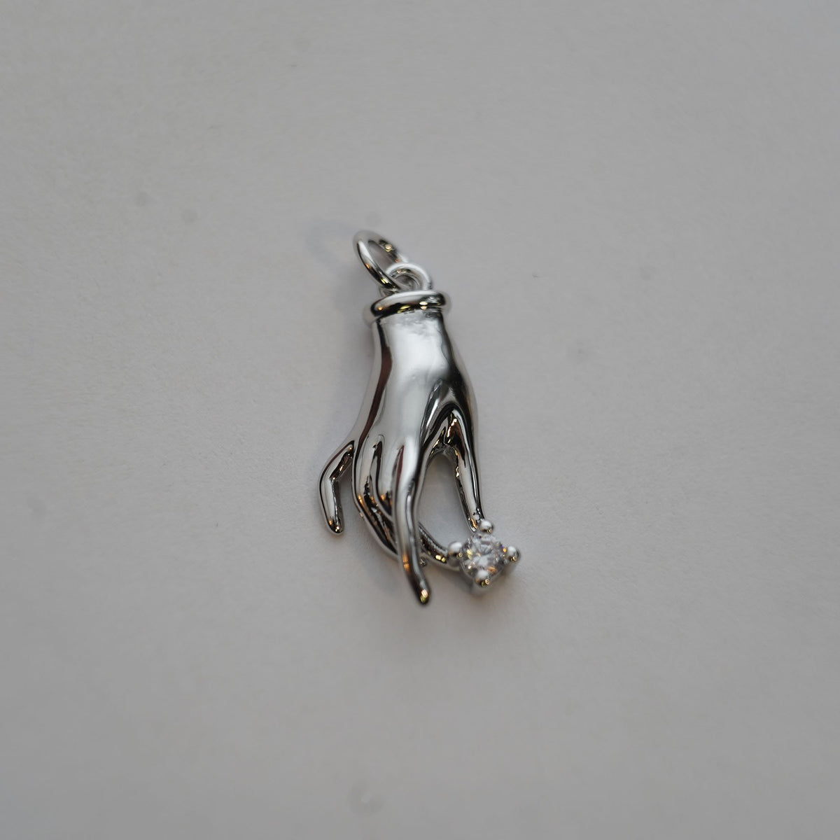 18K Gold Filled Hamsa Charm Pendant for Jewelry Making