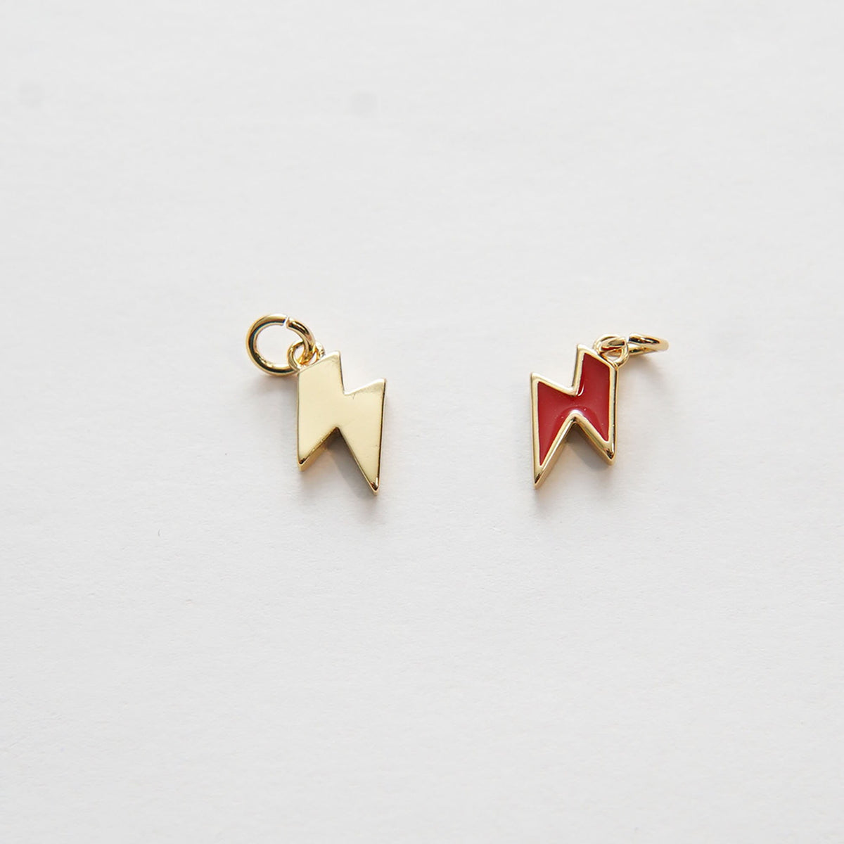 18K Gold Filled Enamel Charm Pendant for Jewelry Making