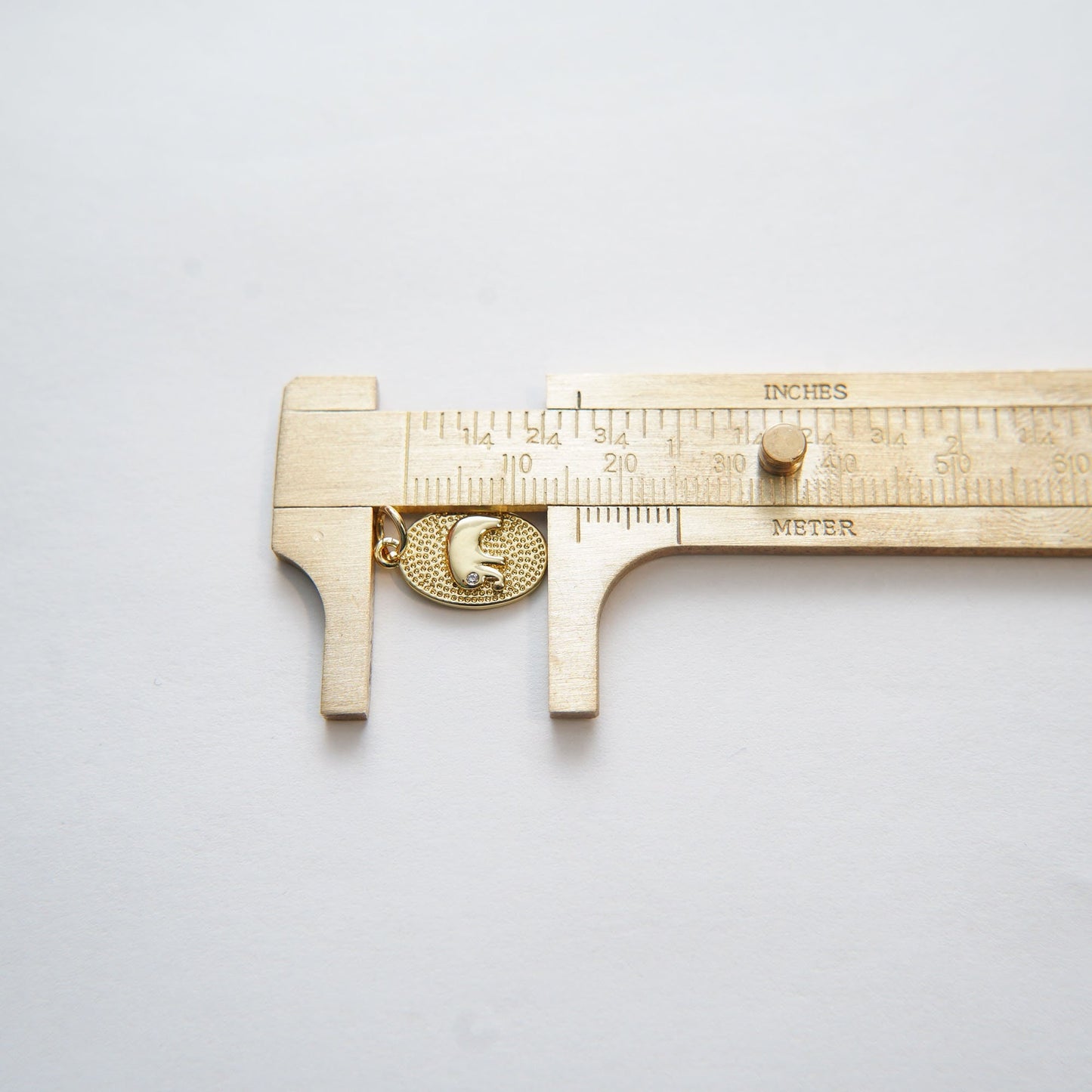 Gold Elephant Charms,18K Gold Filled Oval elephant Pendant,Silver elephant Charm Bracelet Necklace for DIY Jewelry Making Supply