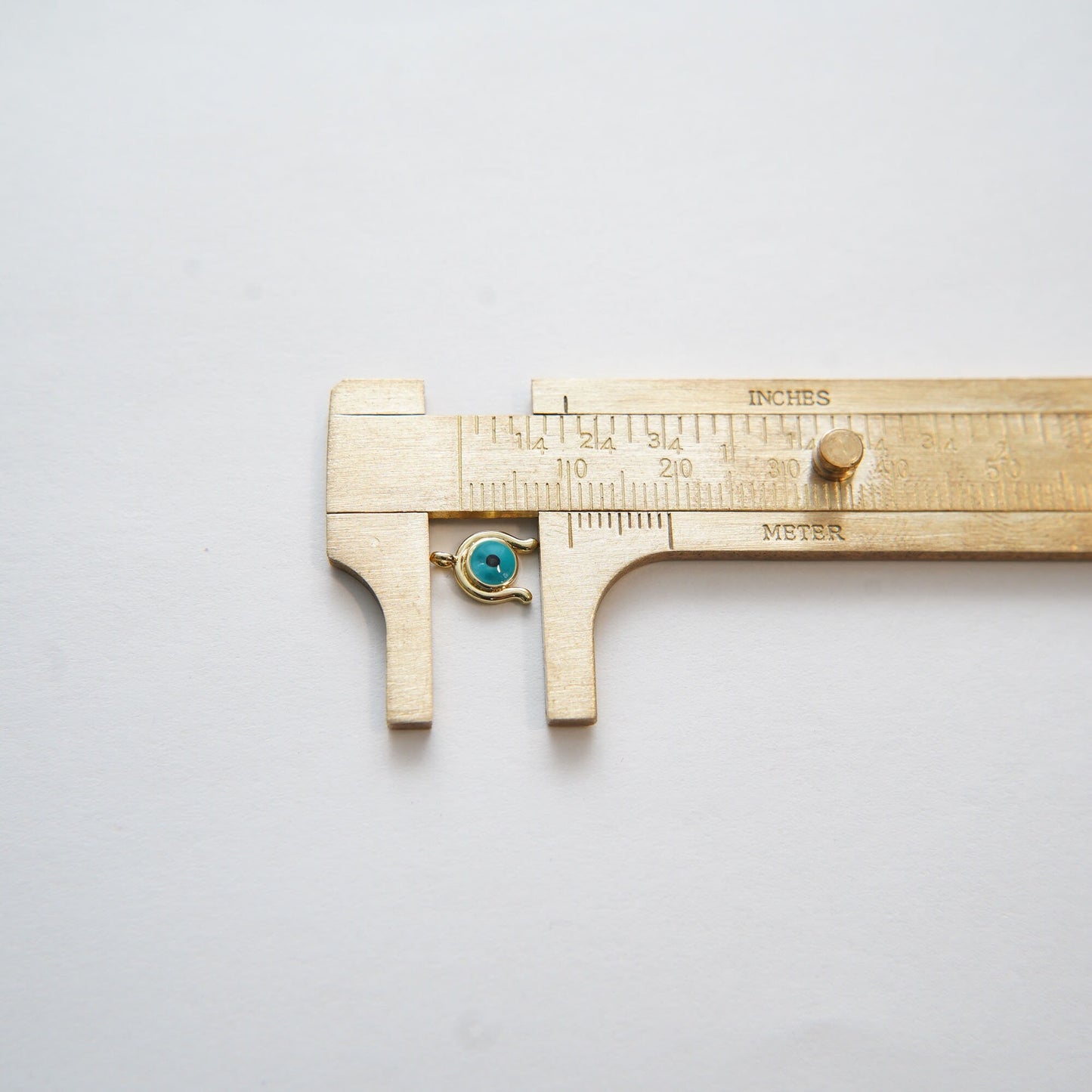 Gold Evil Eye Charms,18K Gold Filled Evil Eye Pendant,Silver Evil eye Charm Bracelet Necklace for DIY Jewelry Making Supply