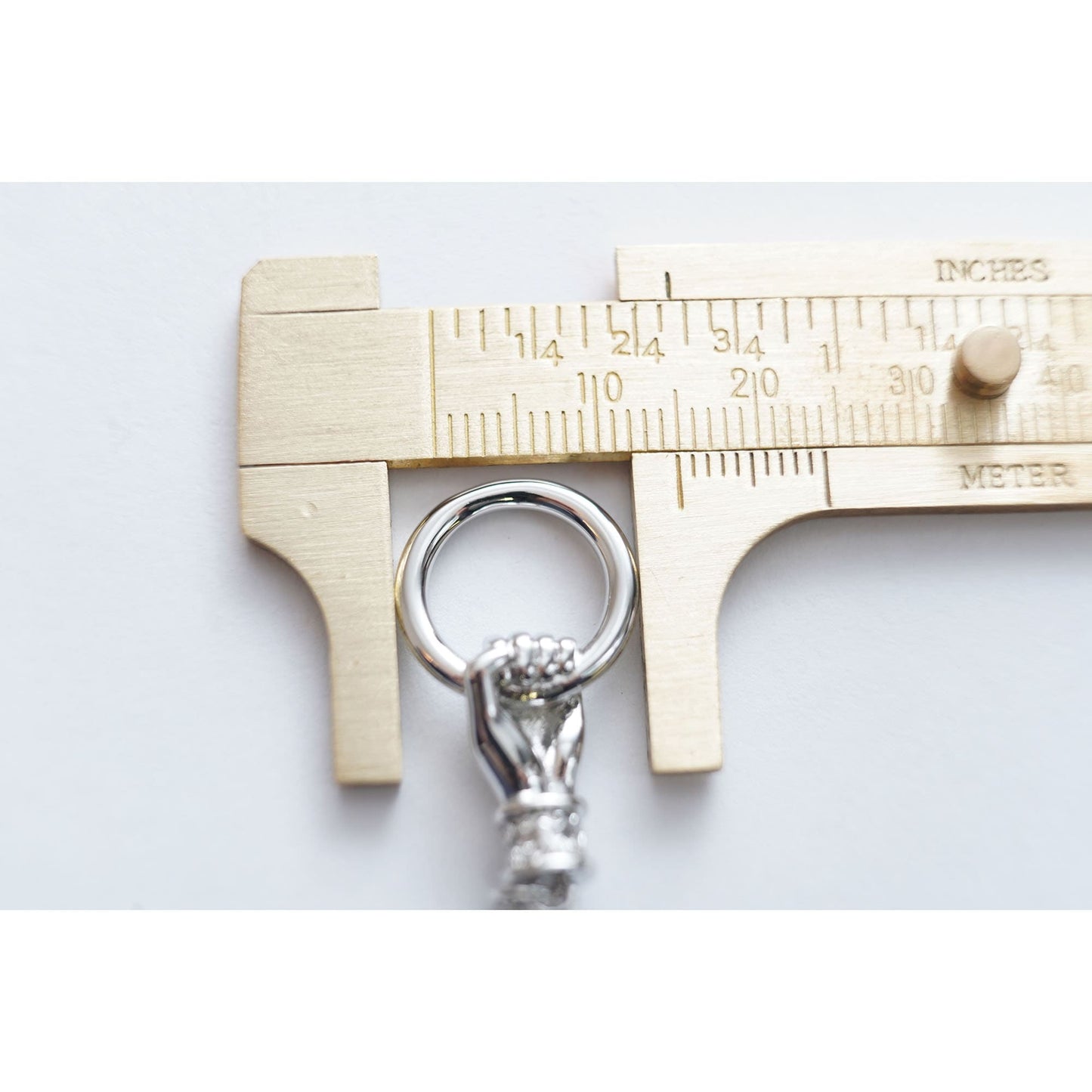 18K Gold Filled Hamsa Hand Pendant,Hand Charm Necklace for DIY Jewelry Making Supply