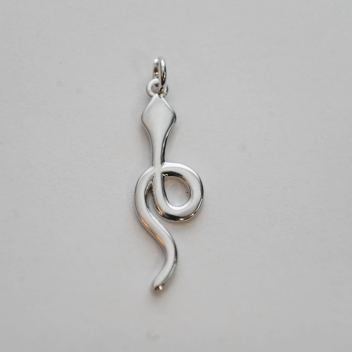 18K Gold Filled Snake Pendant,Silver Snake Charms Bracelet Necklace for DIY Jewelry Making Supply