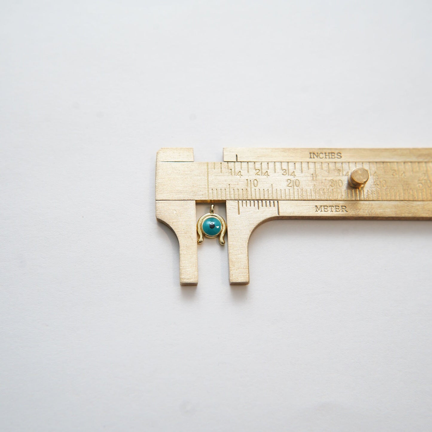 Gold Evil Eye Charms,18K Gold Filled Evil Eye Pendant,Silver Evil eye Charm Bracelet Necklace for DIY Jewelry Making Supply