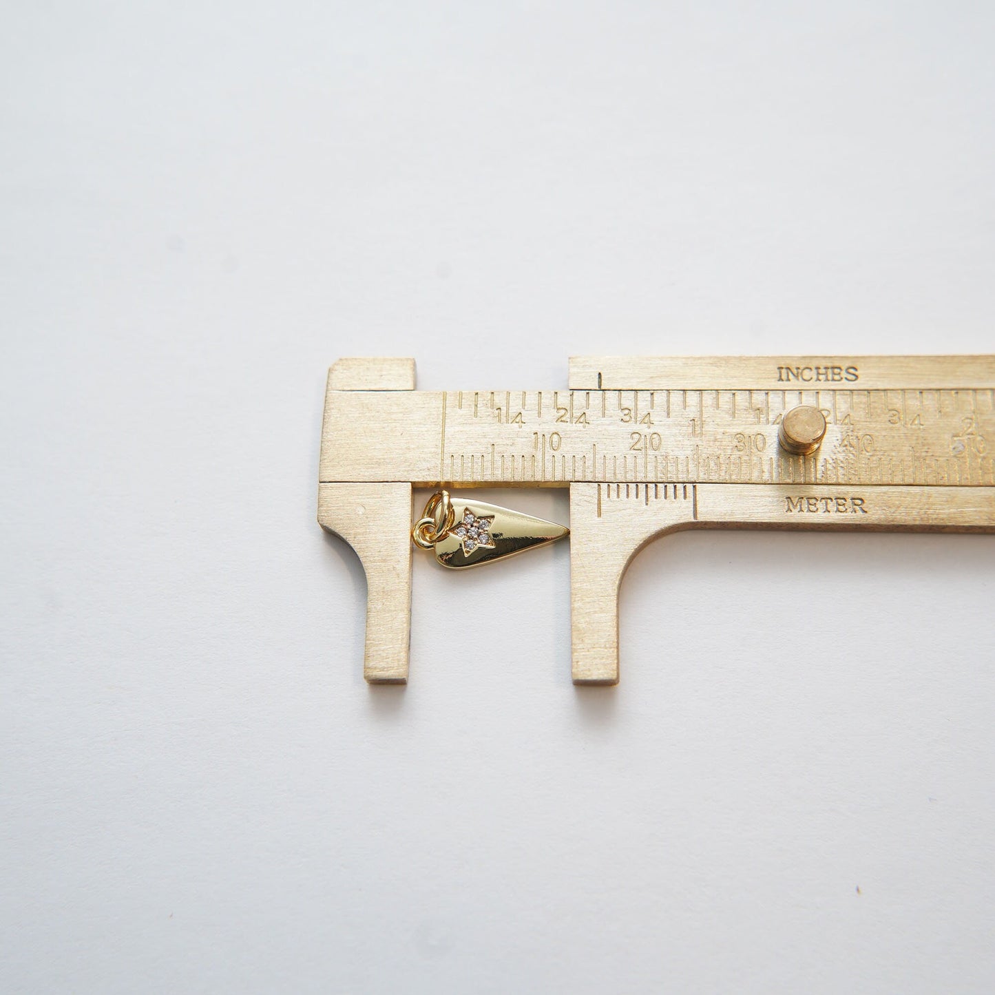 Gold Heart Charms,18K Gold Filled Star Pendant,Silver Star Charm Bracelet Necklace for DIY Jewelry Making Supply