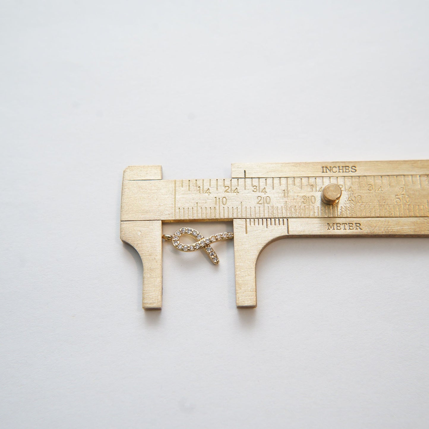 Gold AIDS Charms,18K Gold Filled AIDS Pendant,Silver Ribbon Cancer Awareness Charm Bracelet Necklace for DIY Jewelry Making Supply