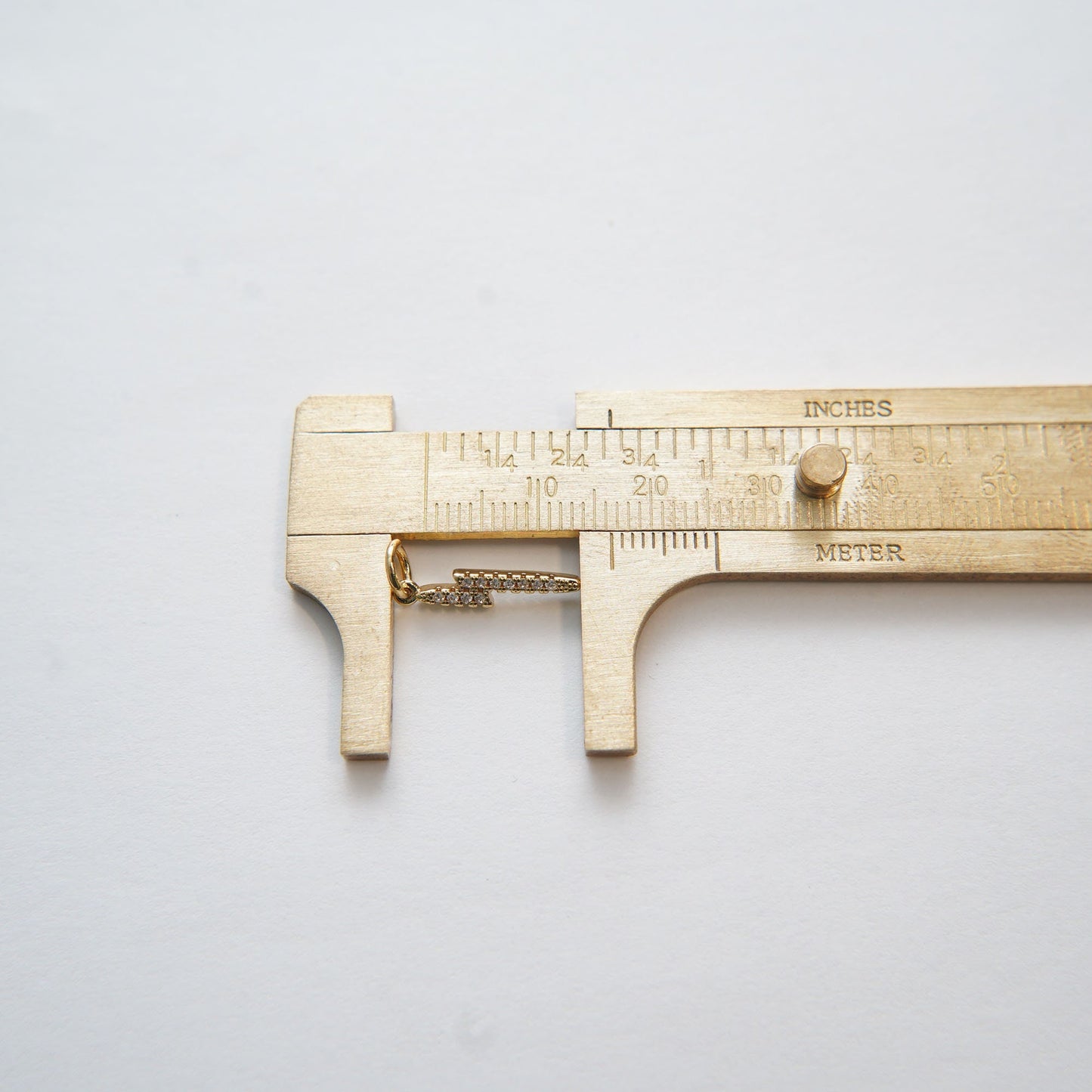 Gold Lightning Charms,18K Gold Filled tiny Lightning Pendant,Lightning Charms Bracelet Necklace for DIY Jewelry Making Supply