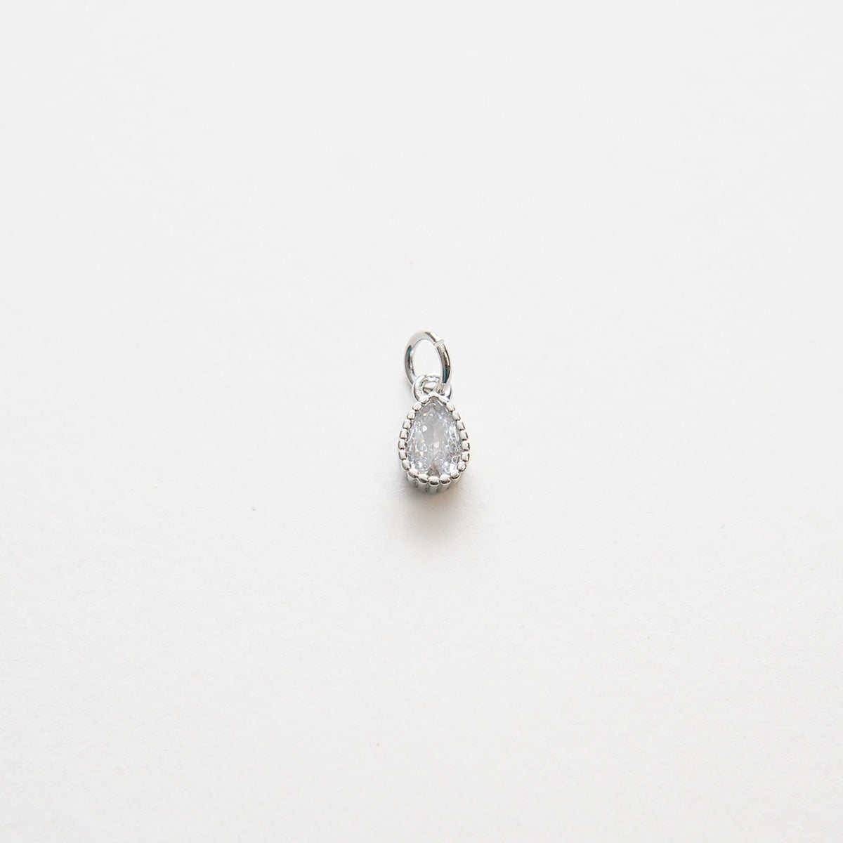 Gold Teardrop Charms,18K Gold Filled Teardrop Pendant,Silver Teardrop Charm Bracelet Necklace for DIY Jewelry Making Supply