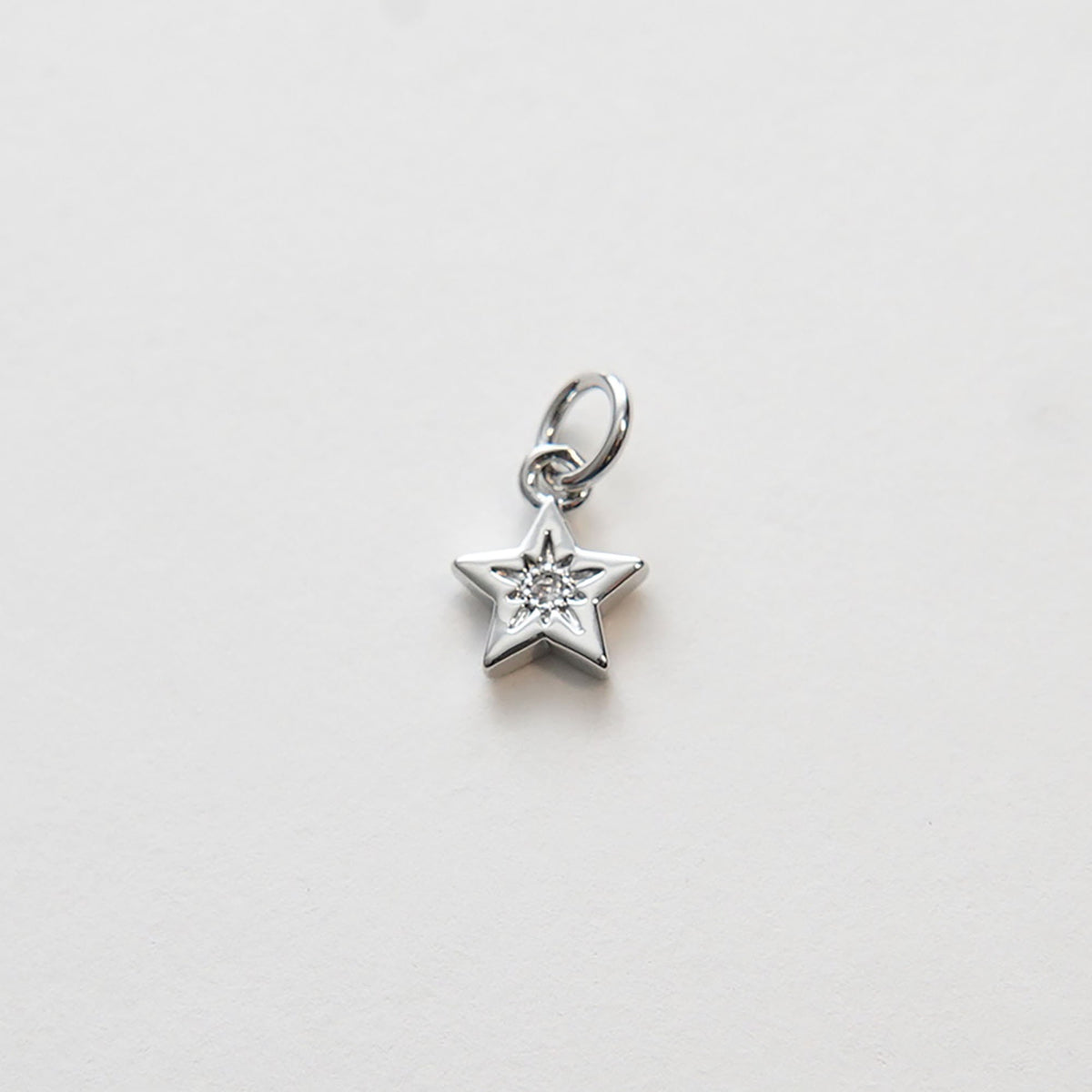 Gold Star Charms,18K Gold Filled CZ Micro Pave Star Pendant,Silver Star Charm Bracelet Necklace for DIY Jewelry Making Supply