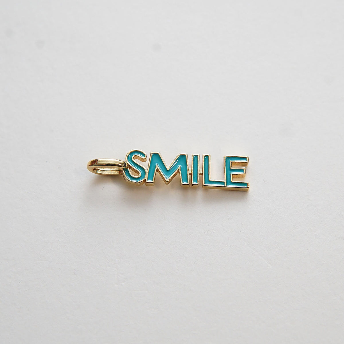 18K Gold Filled Hand Enamel Charm Pendant for Jewelry Making