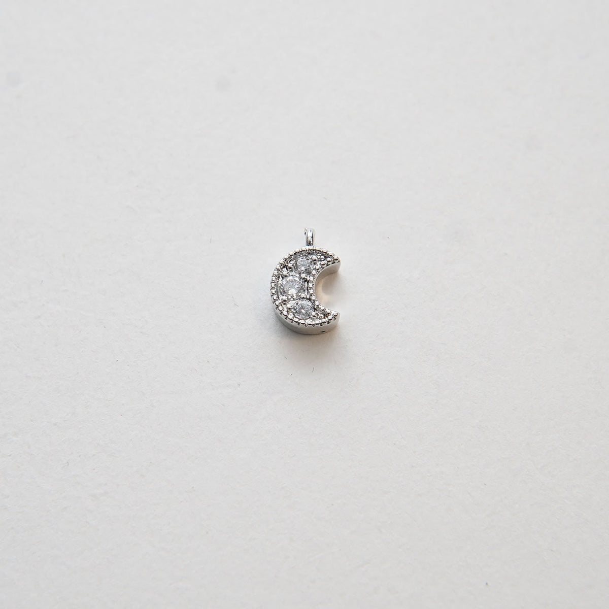 18K Gold Filled Moon Charm Pendant for Jewelry Making