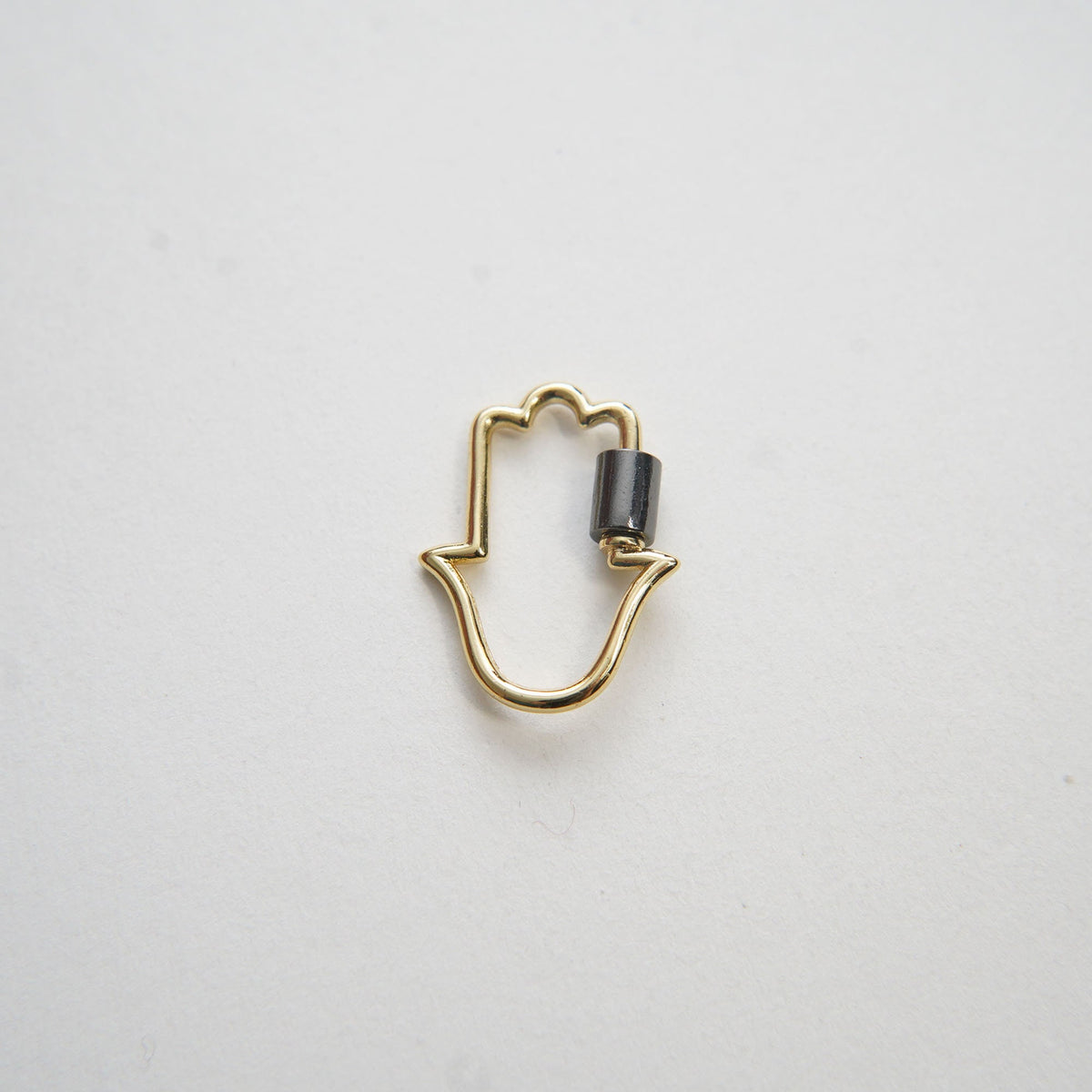 18K Gold Filled Hamsa Carabiner Clasp,Buckle Clasp,Carabiner Screw Clasp,Turnbuckle,for DIY Jewelry