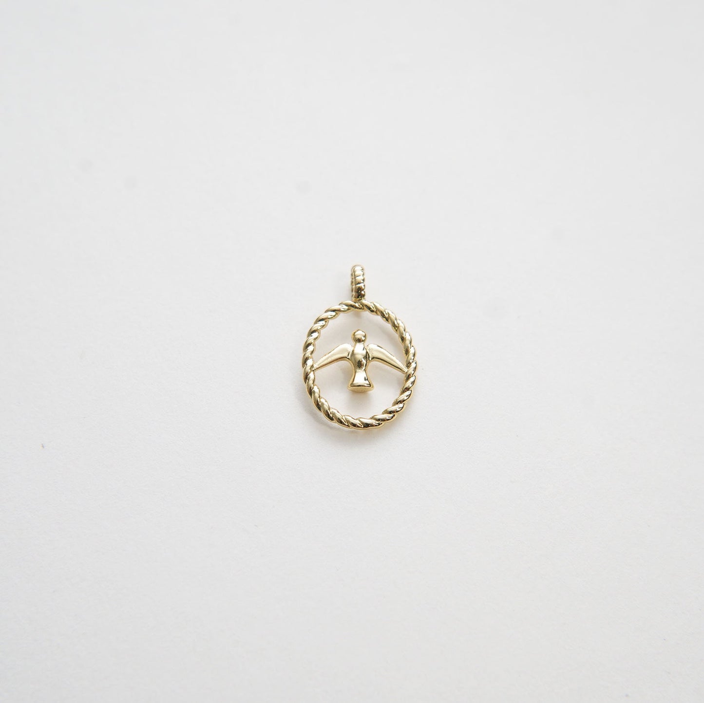 Gold Pigeon Charms,18K Gold Filled Pigeon Pendant,Pigeon Peace Charm Bracelet Necklace for DIY Jewelry Making Supply