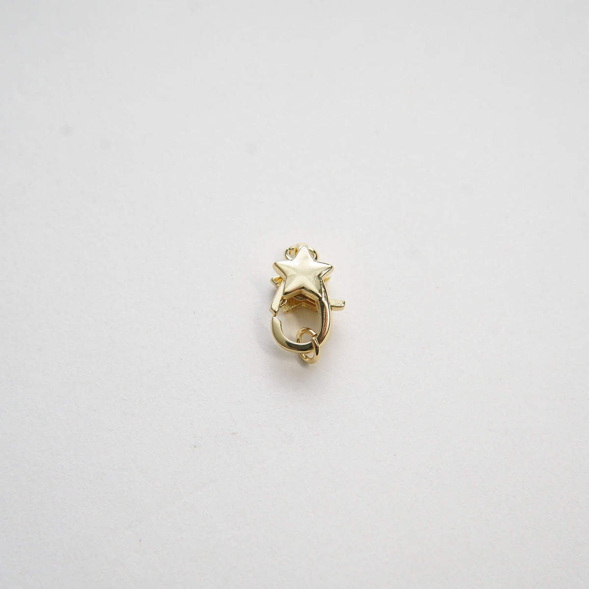 Gold Star Lobster Clasp, Unique Design Lobster Claw with Jump Ringfor Necklace Bracelet Anklet Making