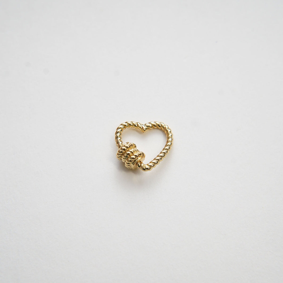 18K Gold Filled Heart Clasp for Jewelry Making