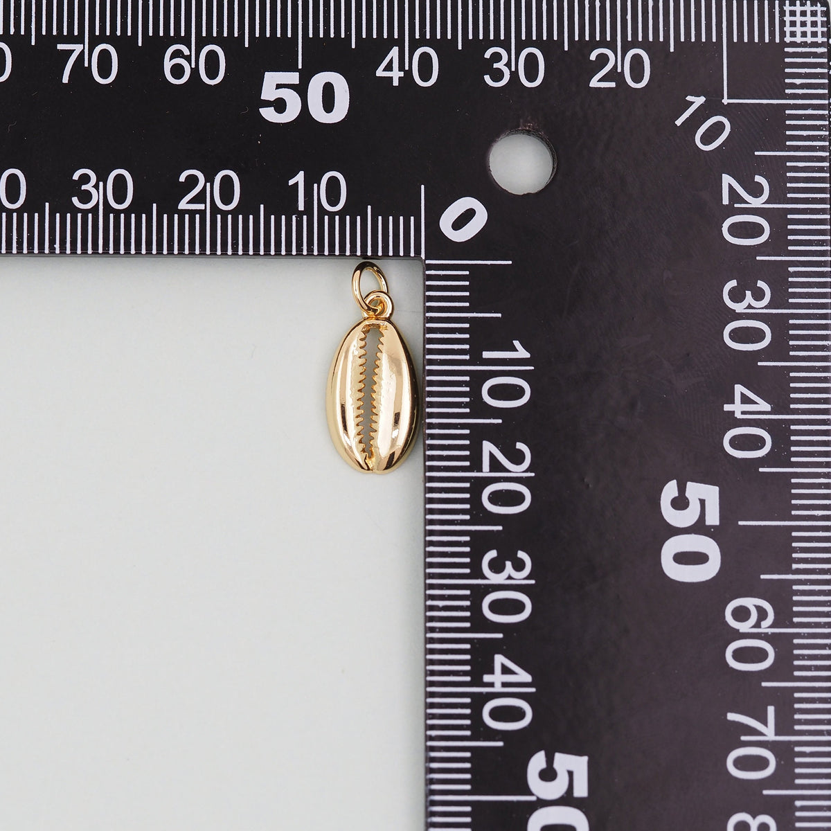Gold Shell Charms,18K Gold Filled Conch Shell Pendant,Conch Shell Charm Bracelet Necklace for DIY Jewelry Making Supply