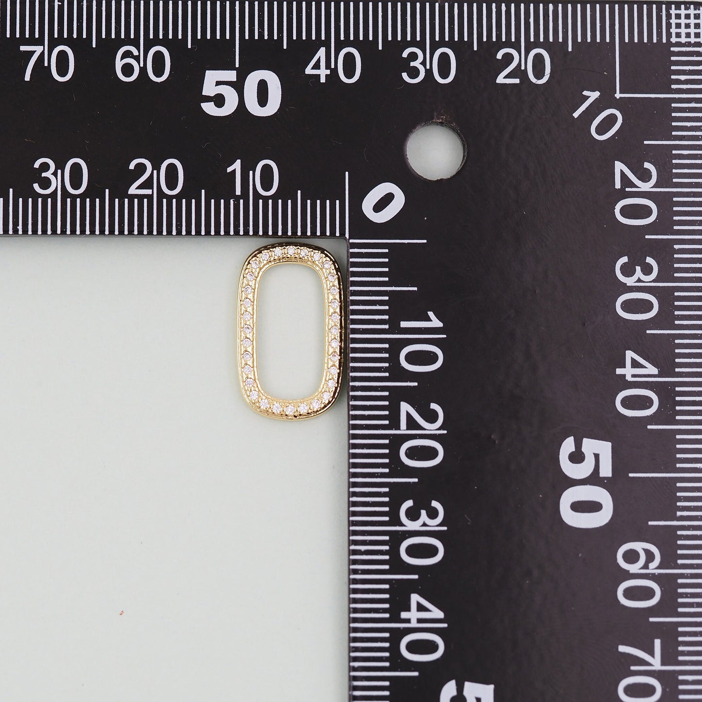 Gold Rectangle Charms,18K Gold Filled rectangle Pendant,Silver geometryCharm Bracelet Necklace for DIY Jewelry Making Supply