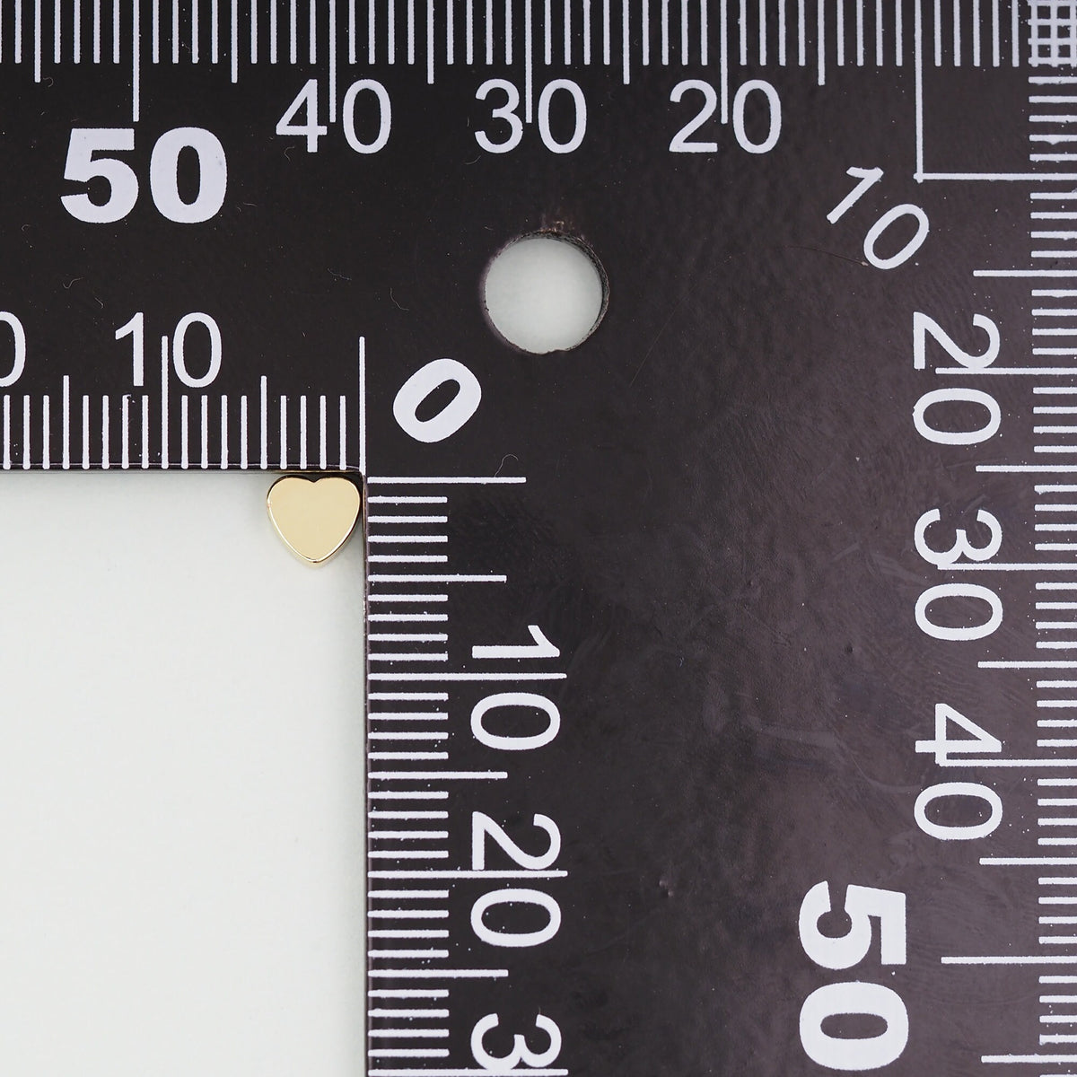 18K Gold Filled Heart Jewelry Beads 2 mm for Jewelry Making
