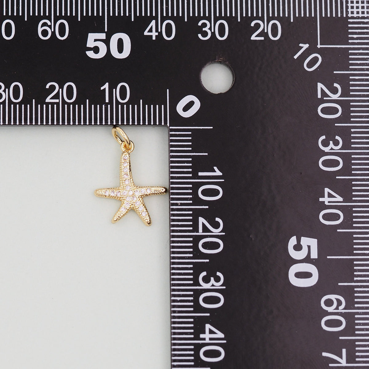 18K Gold Filled Star Charm Pendant for Jewelry Making