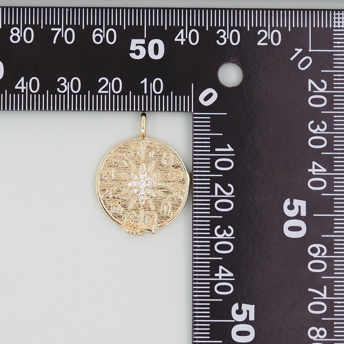 Gold Constellation Zodiac Charms,18K Gold Filled Zodiac Pendant,Silver Zodiac Charm Bracelet Necklace for DIY Jewelry Making