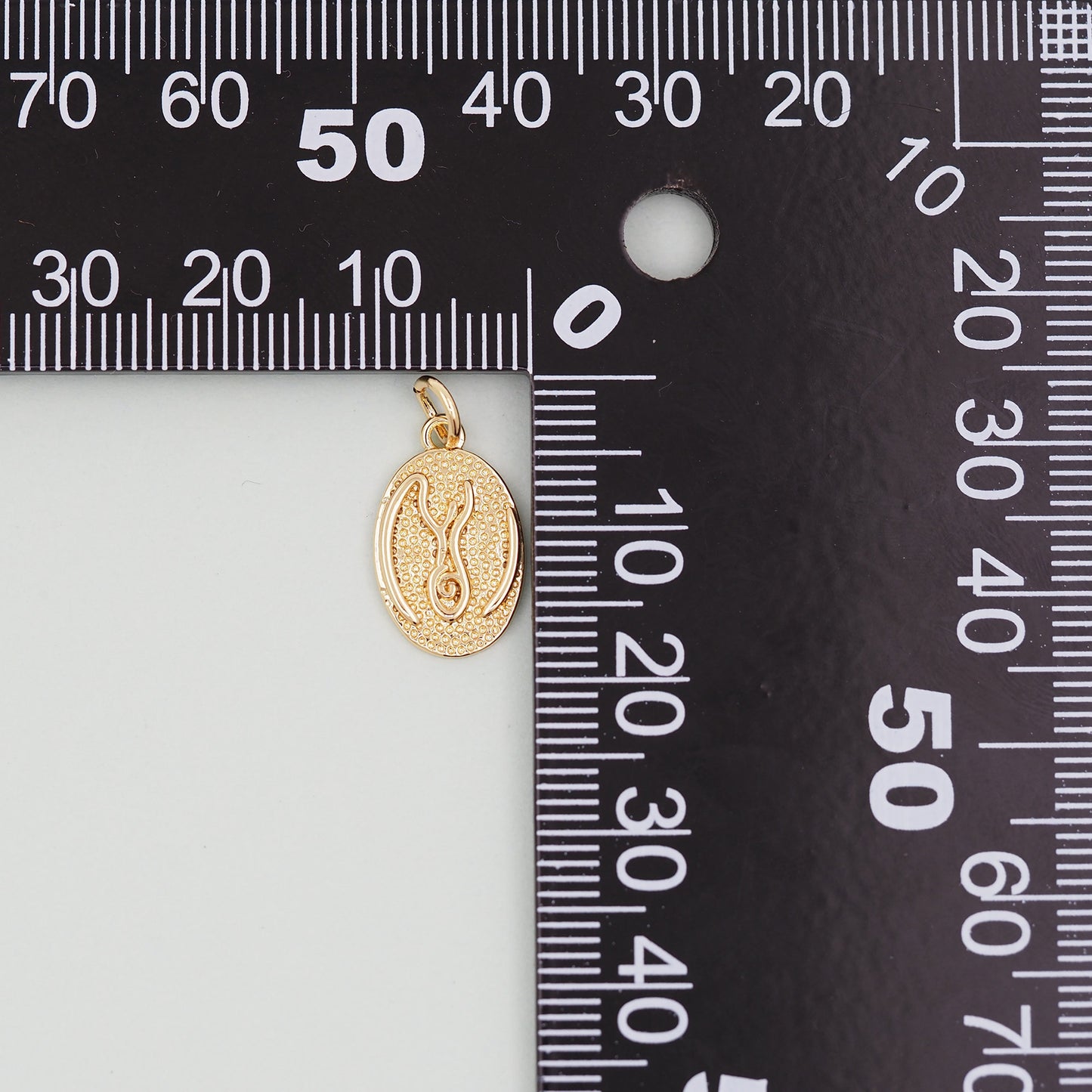 Gold Oval Charms,18K Gold Filled Oval Pendant,Silver geometry Charm Bracelet Necklace for DIY Jewelry Making Supply