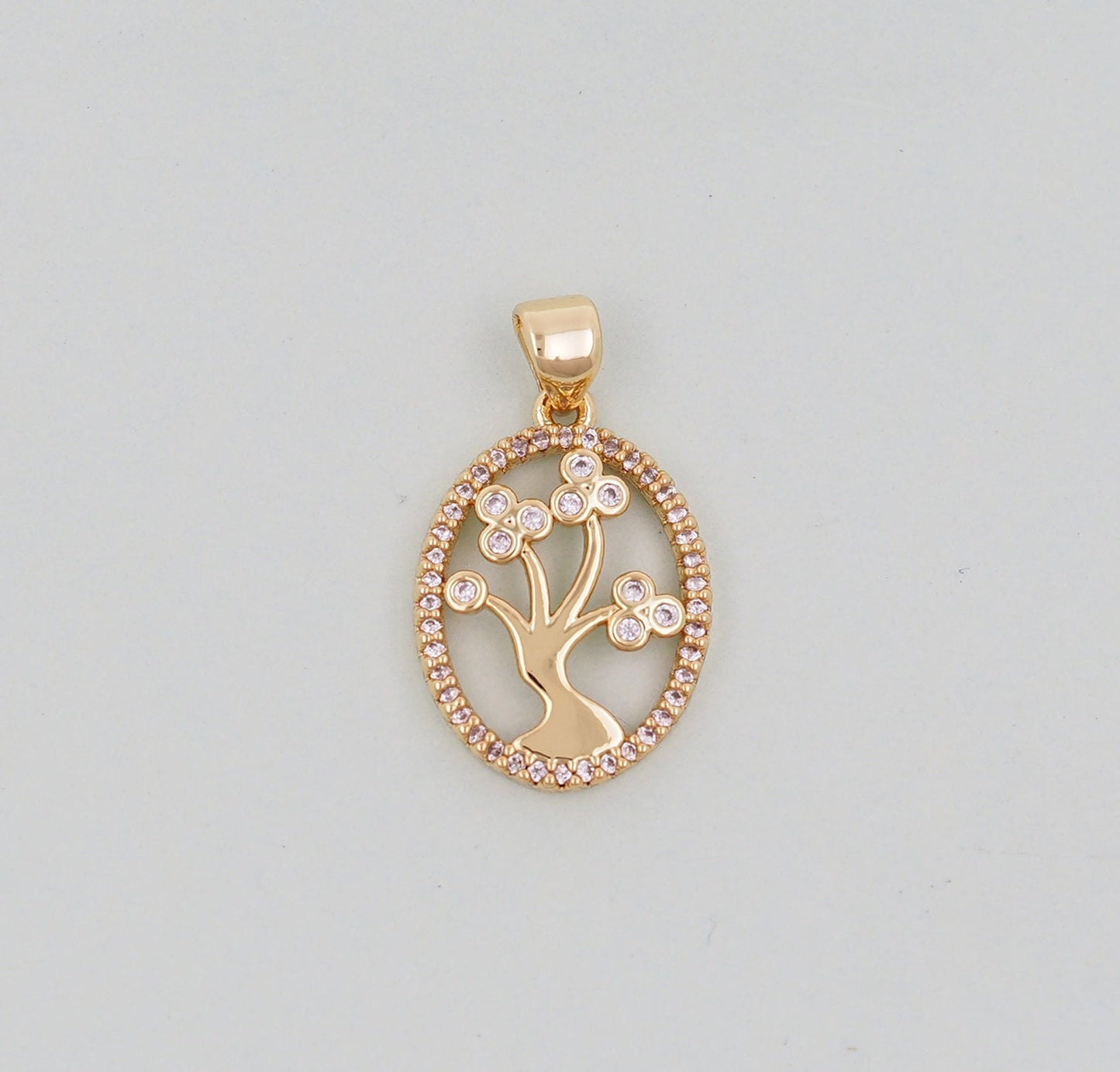 Gold tree of Life Charms,18K Gold Filled tree of Life Pendant,Silver tree of Life Charm Bracelet Necklace for DIY Jewelry Making Supply