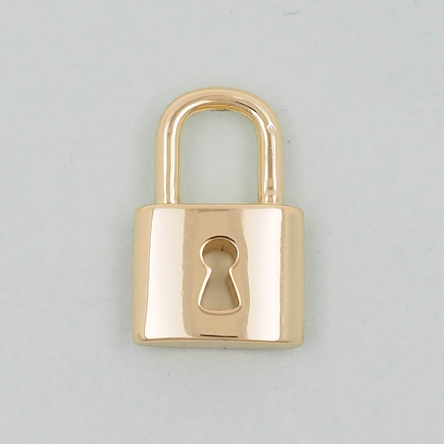 Gold Key Lock Charms,18K Gold Filled Key Pendant,Lock Charm Bracelet Necklace for DIY Jewelry Making Supply