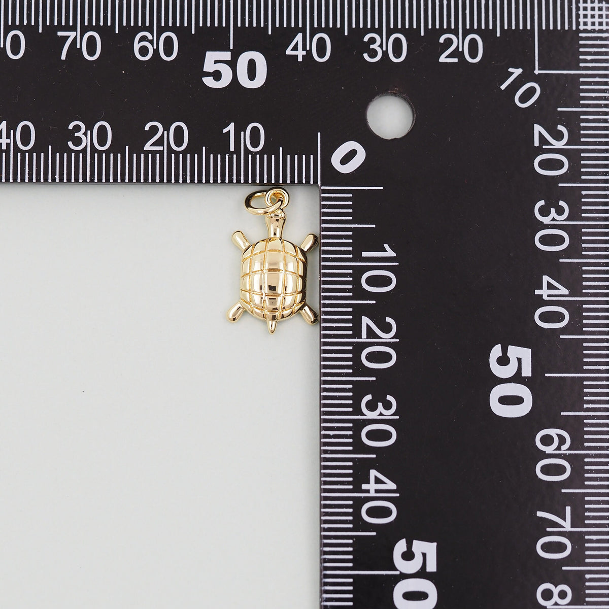 18K Gold Filled Charm Pendant for Jewelry Making