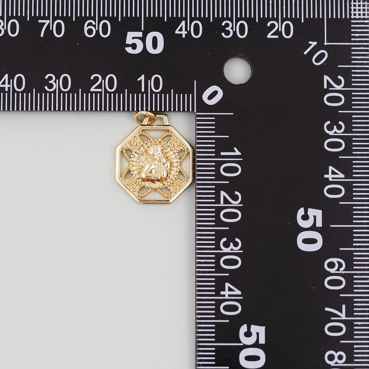 18K Gold Filled Angel Charm Pendant for Jewelry Making