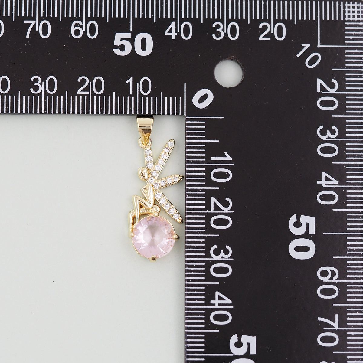 Gold Angel Charms,18K Gold Filled Angel Pendant,Angel Charm Bracelet Necklace for DIY Jewelry Making Supply