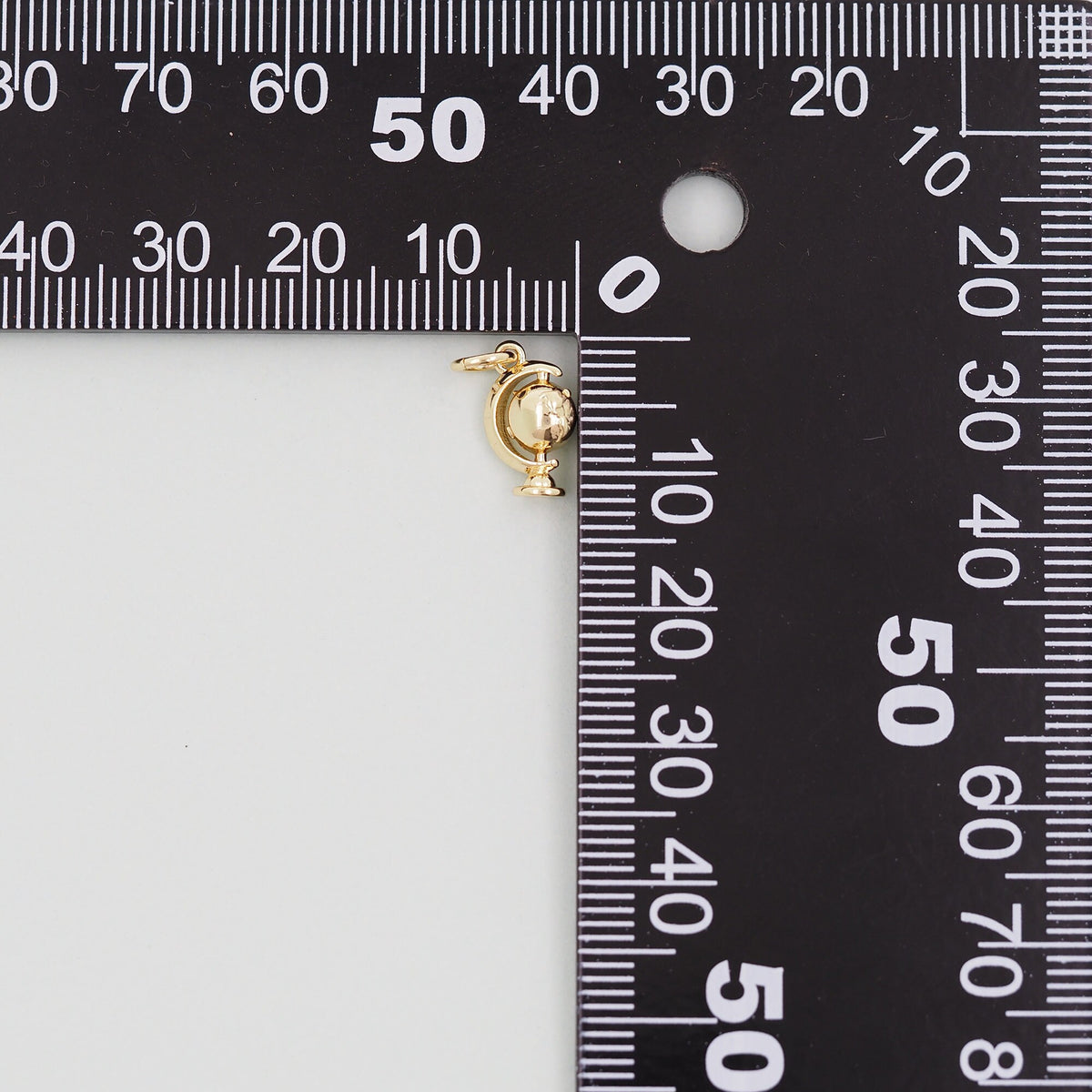 Gold globe Charms,18K Gold Filled globe Pendant,globe Charm Bracelet Necklace for DIY Jewelry Making Supply