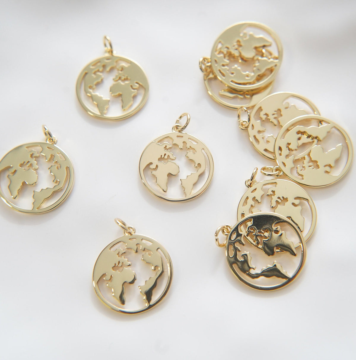 18K Gold Filled Charm Pendant for Jewelry Making