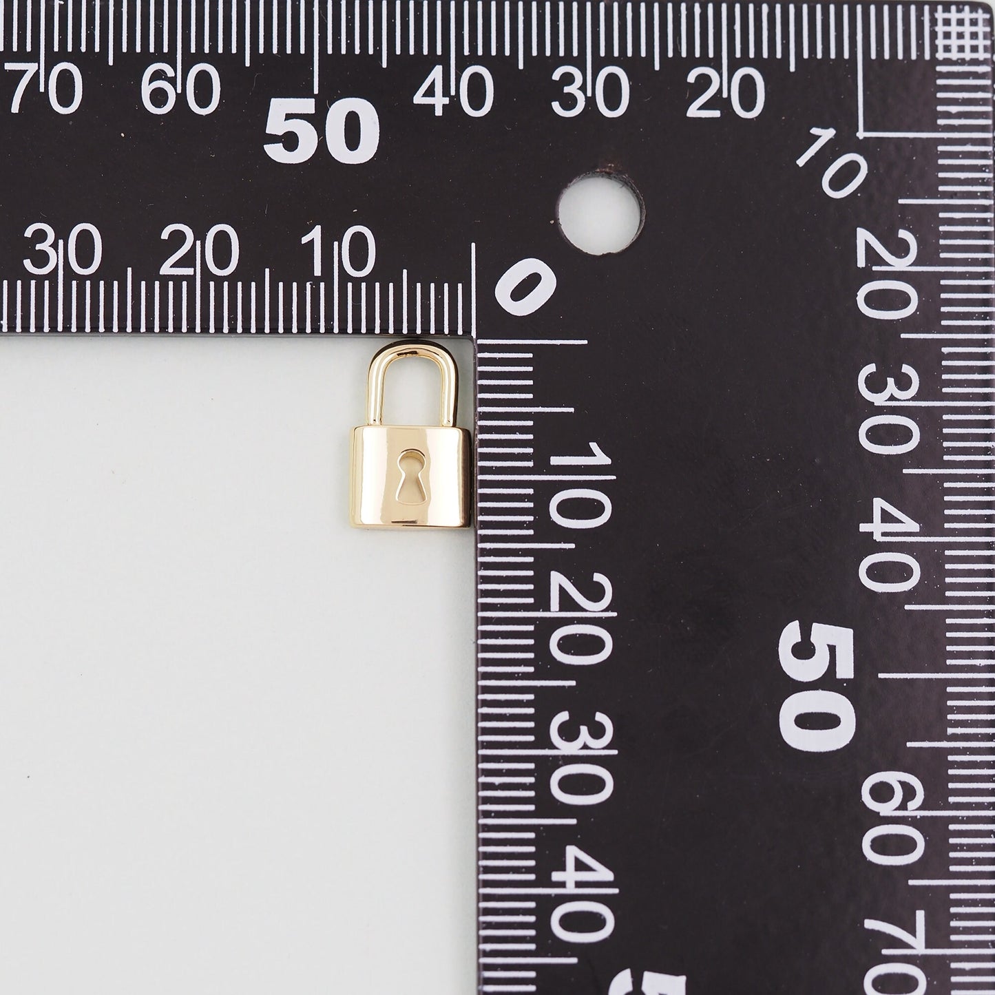 Gold Key Lock Charms,18K Gold Filled Key Pendant,Lock Charm Bracelet Necklace for DIY Jewelry Making Supply