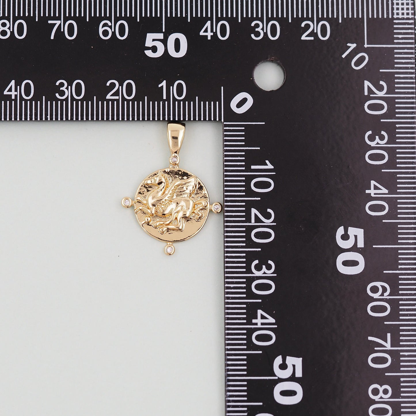 Gold Pegasus Charms,18K Gold Filled Pegasus Pendant,Pegasus Charm Bracelet Necklace for DIY Jewelry Making Supply