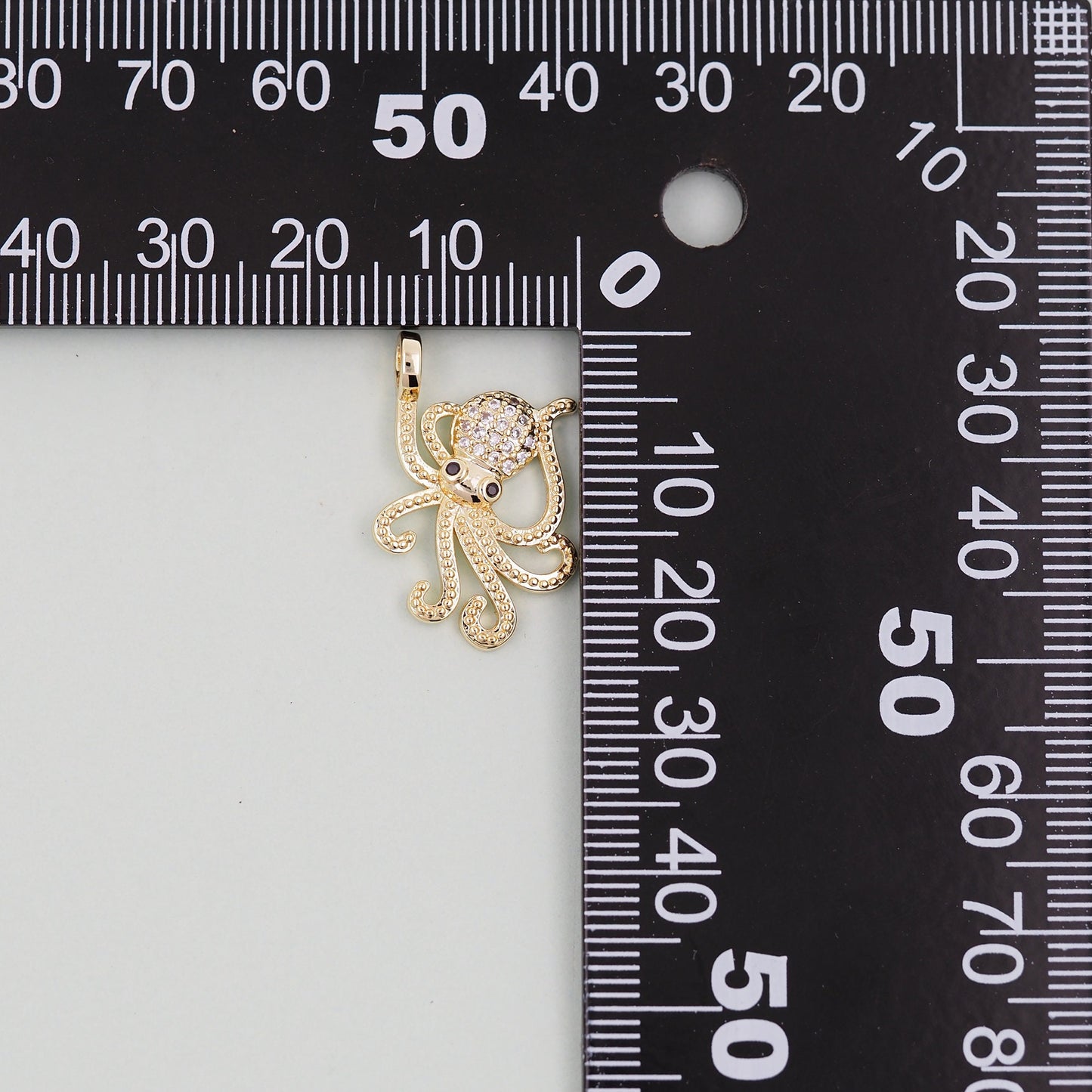 Gold octopus Charms,18K Gold Filled octopus Pendant,octopus Charm Bracelet Necklace for DIY Jewelry Making Supply