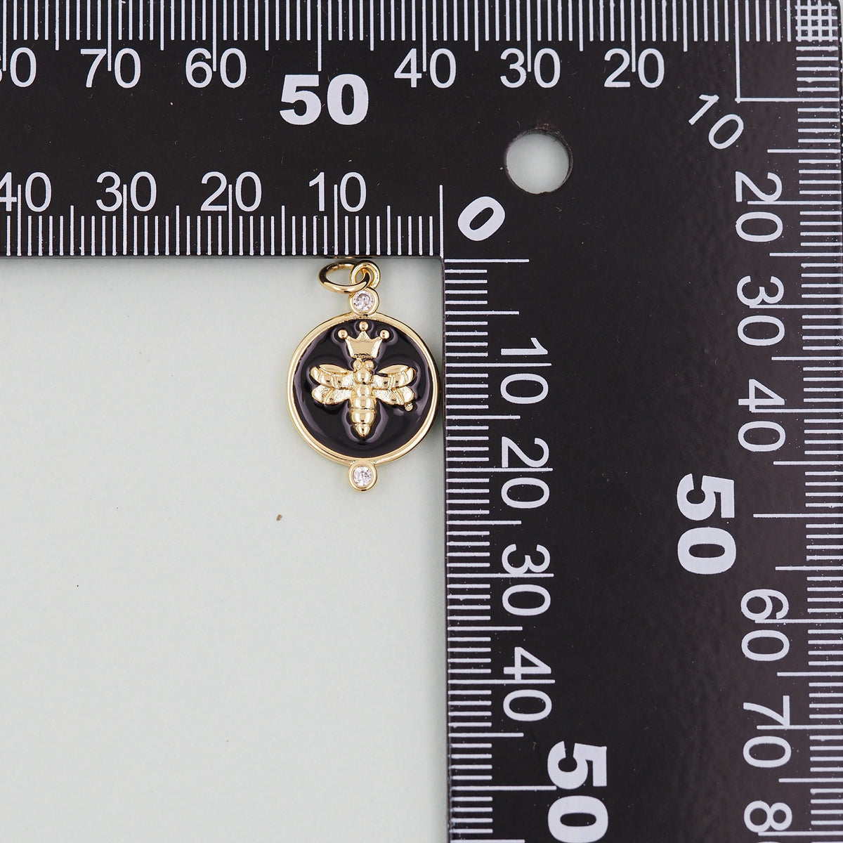 Gold Bee Charms,18K Gold Filled Bee Pendant,Bee Charm Bracelet Necklace for DIY Jewelry Making Supply