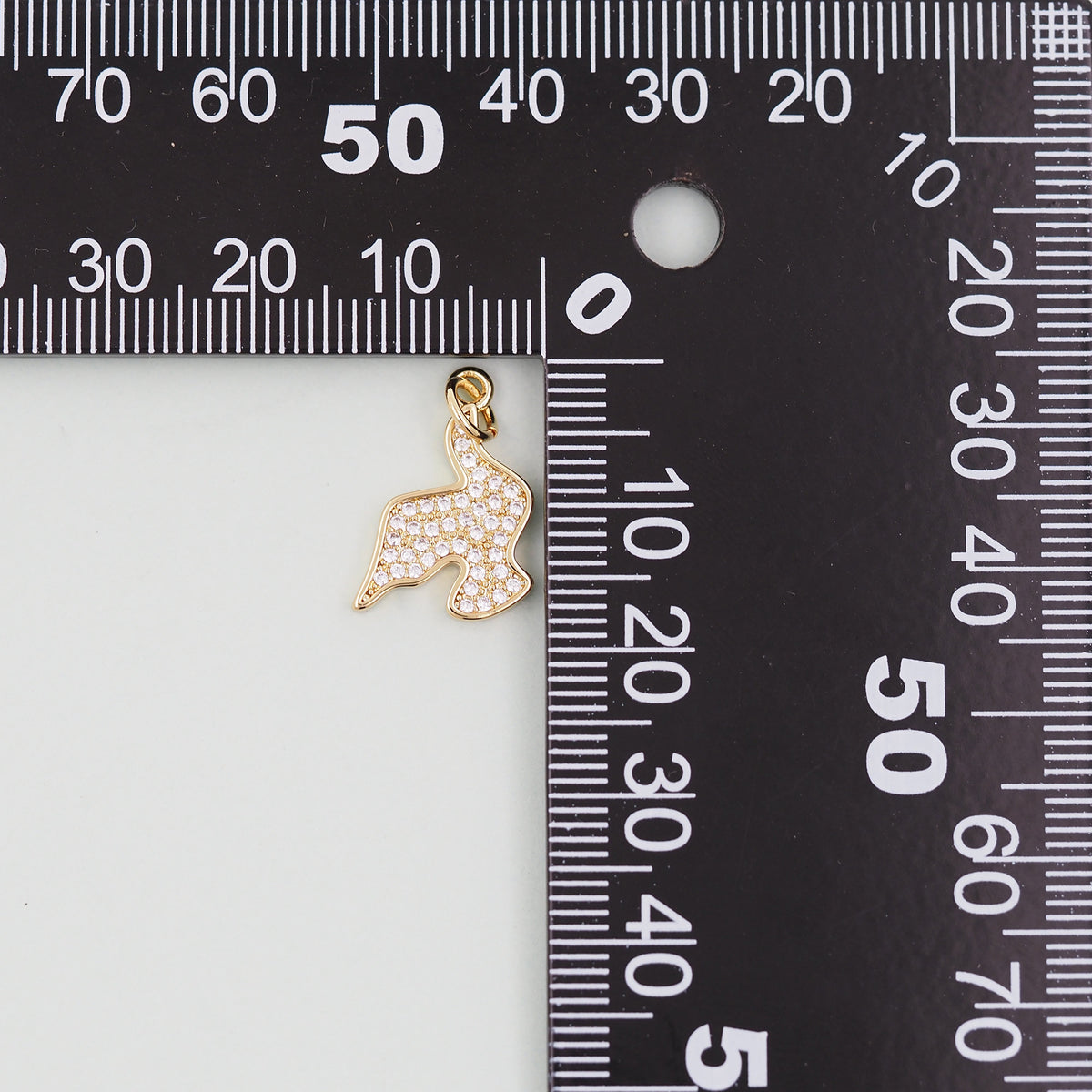 18K Gold Filled Charm Pendant for Jewelry Making