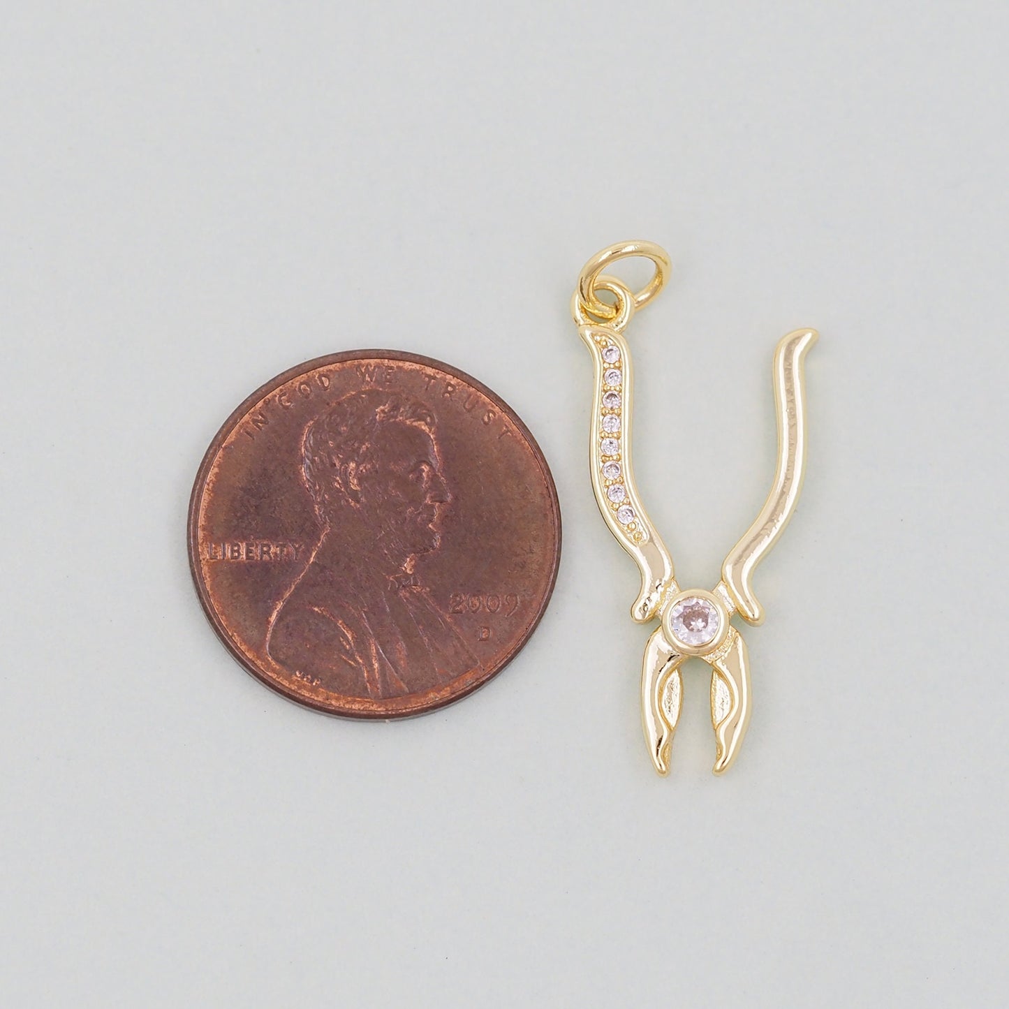 Gold Pliers Charms,18K Gold Filled pliers Pendant,pliers Charm Bracelet Necklace for DIY Jewelry Making Supply
