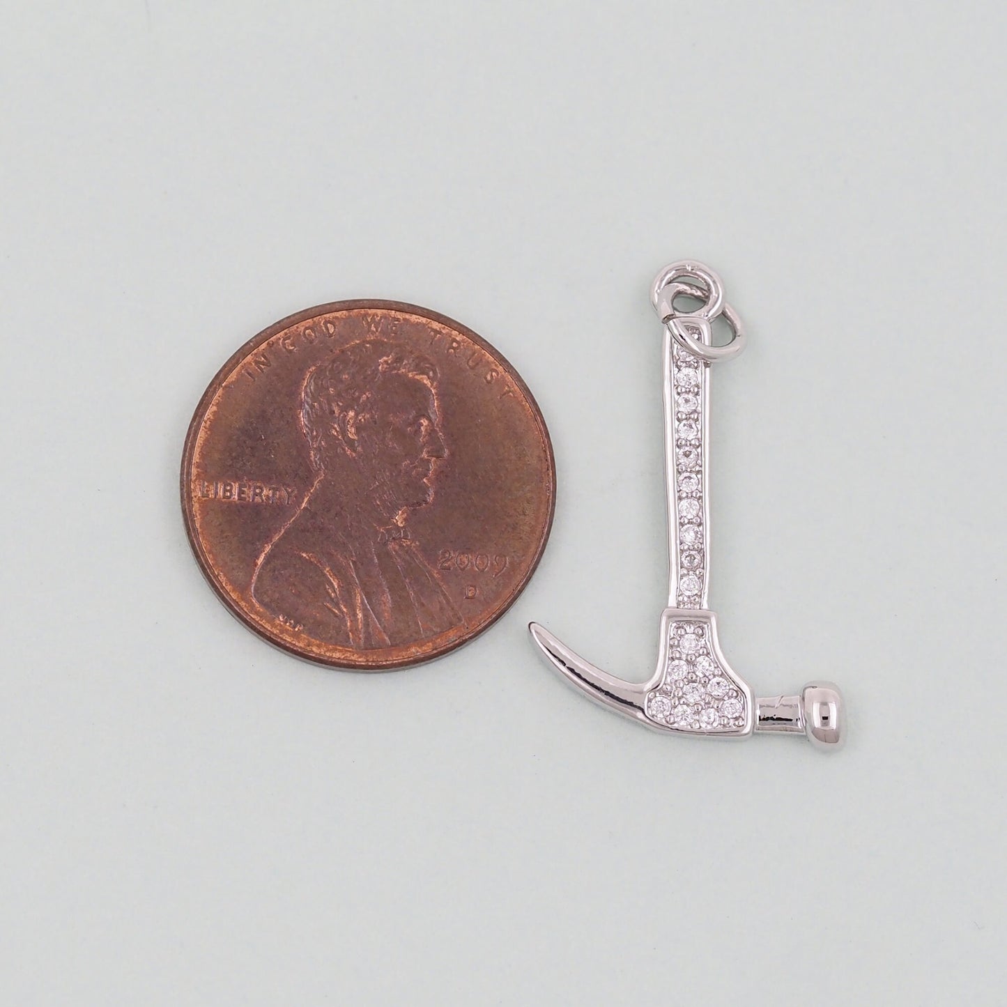 Gold hammer Charms,18K Gold Filled hammer Pendant,hammer Charm Bracelet Necklace for DIY Jewelry Making Supply