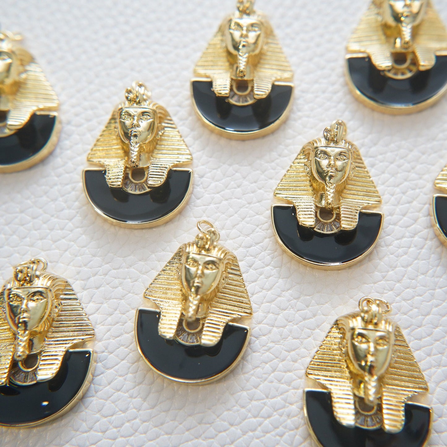 Gold Sphinx Charms,18K Gold Filled Sphinx Pendant,Sphinx Charm Bracelet Necklace for DIY Jewelry Making Supply