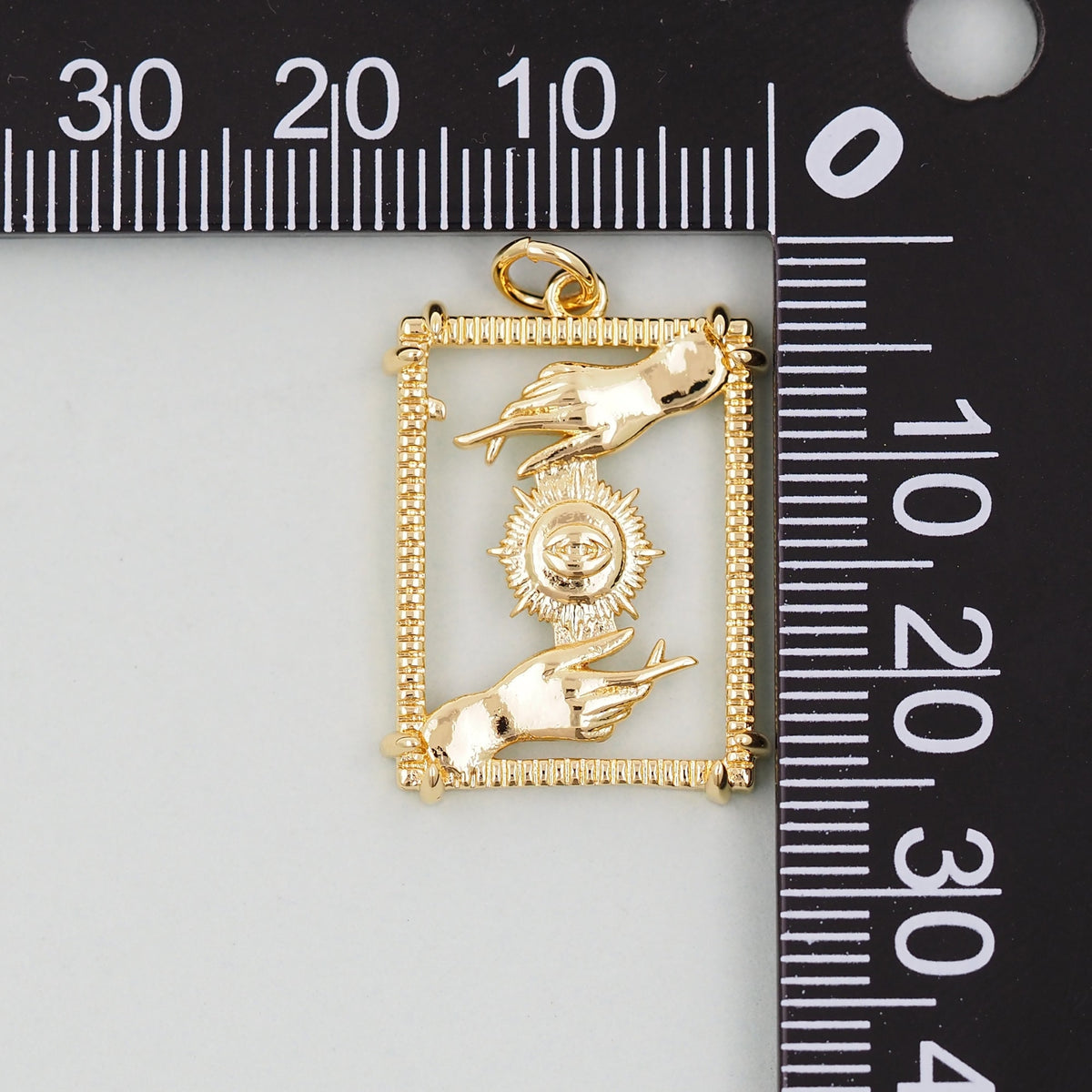 Gold Evil Eye Charms,18K Gold Filled Evil Eye Pendant,Evil Eye Charm Bracelet Necklace for DIY Jewelry Making Supply