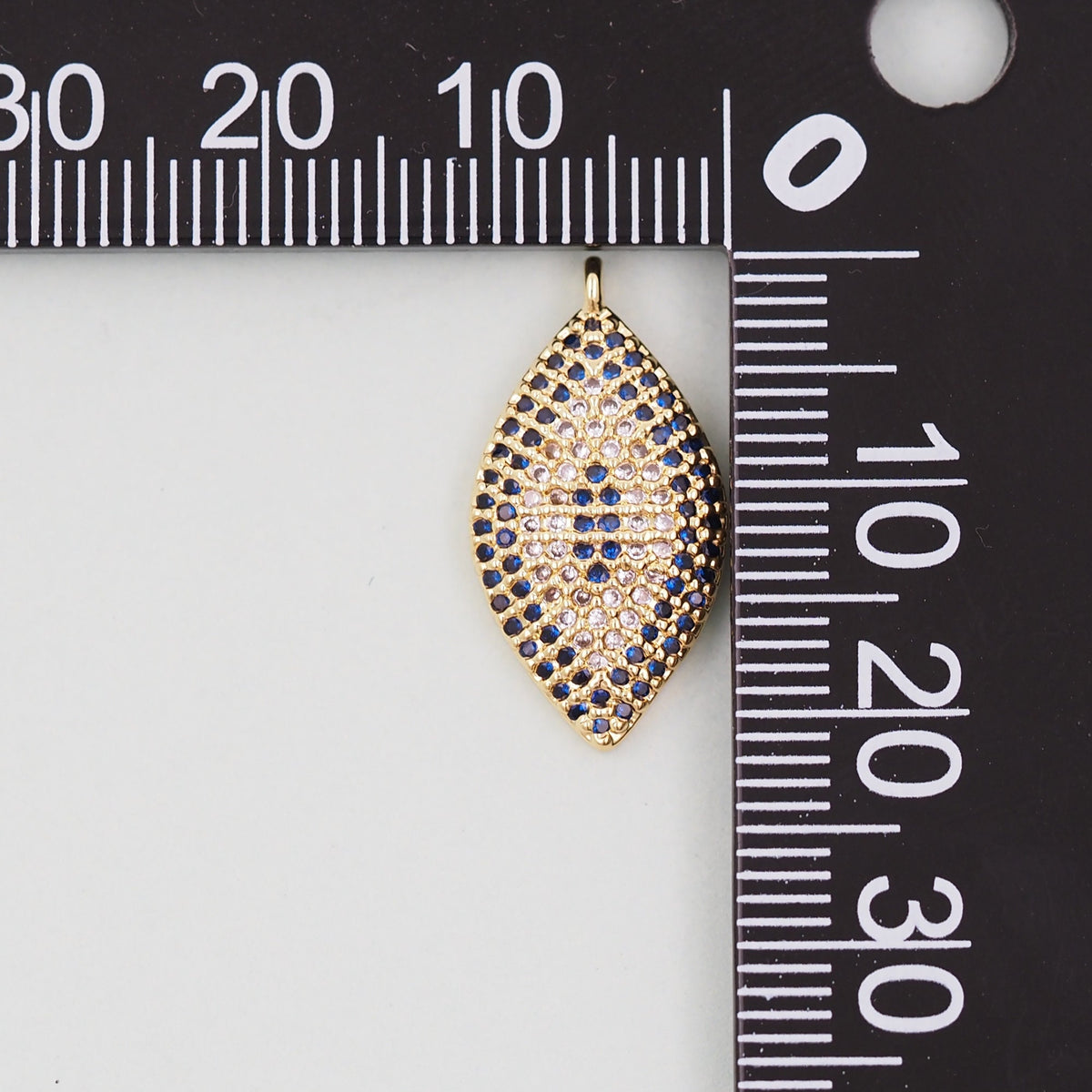 Gold Evil Eye Charms,18K Gold Filled Evil Eye Pendant,Evil Eye Charm Bracelet Necklace for DIY Jewelry Making Supply