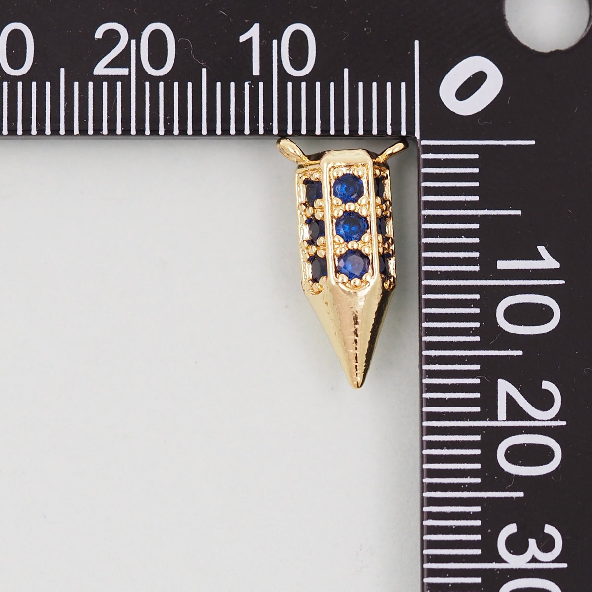 18K Gold Filled Pencil Pendant,CZ Micro Pave Pen Charm Bracelet Necklace for DIY Jewelry Making Supply