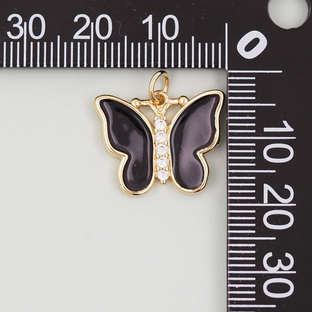 18K Gold Filled Butterfly Charm Pendant for Jewelry Making