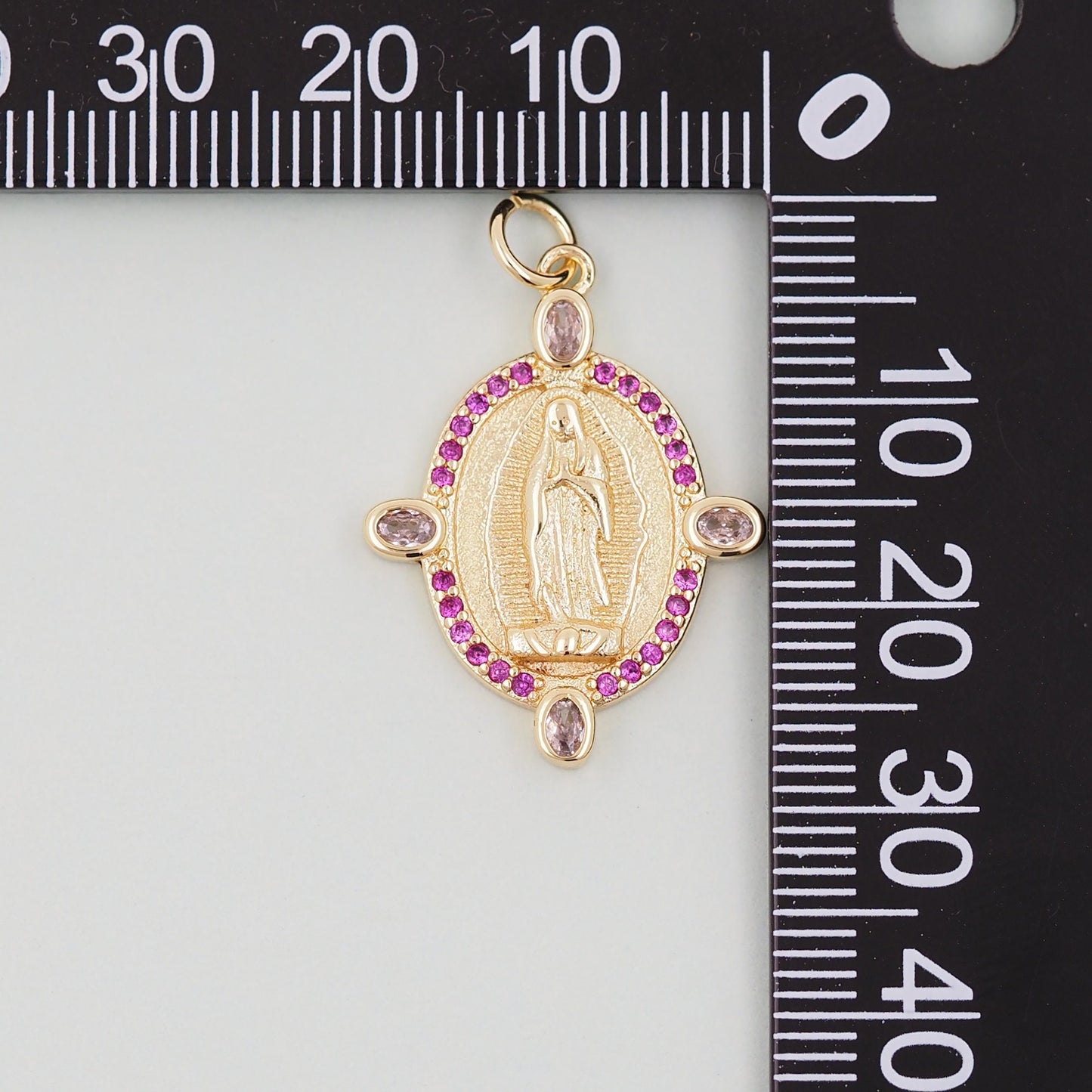 Gold virgin mary Charms,18K Gold Filled virgin mary Pendant,virgin mary Charm Bracelet Necklace for DIY Jewelry Making Supply