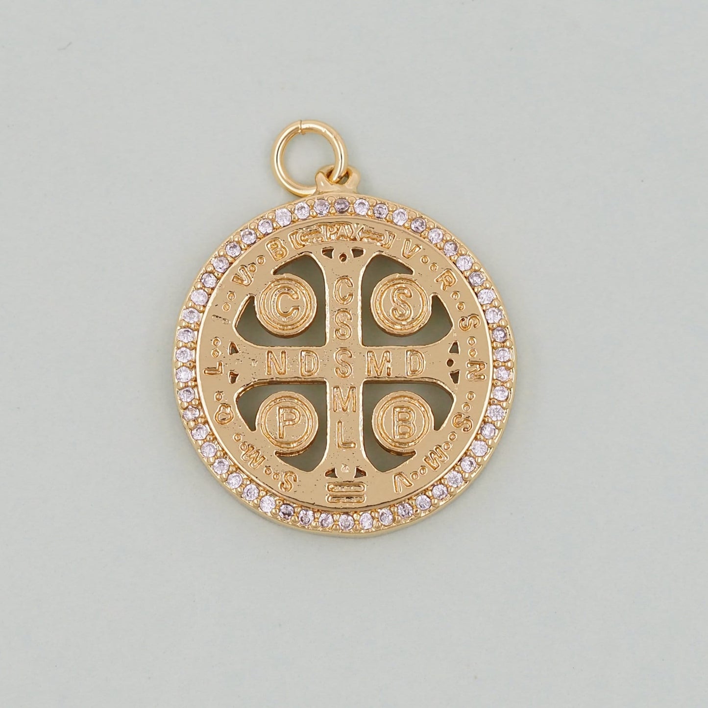 Gold religion Charms,18K Gold Filled religion Pendant,Cross Charm Bracelet Necklace for DIY Jewelry Making Supply