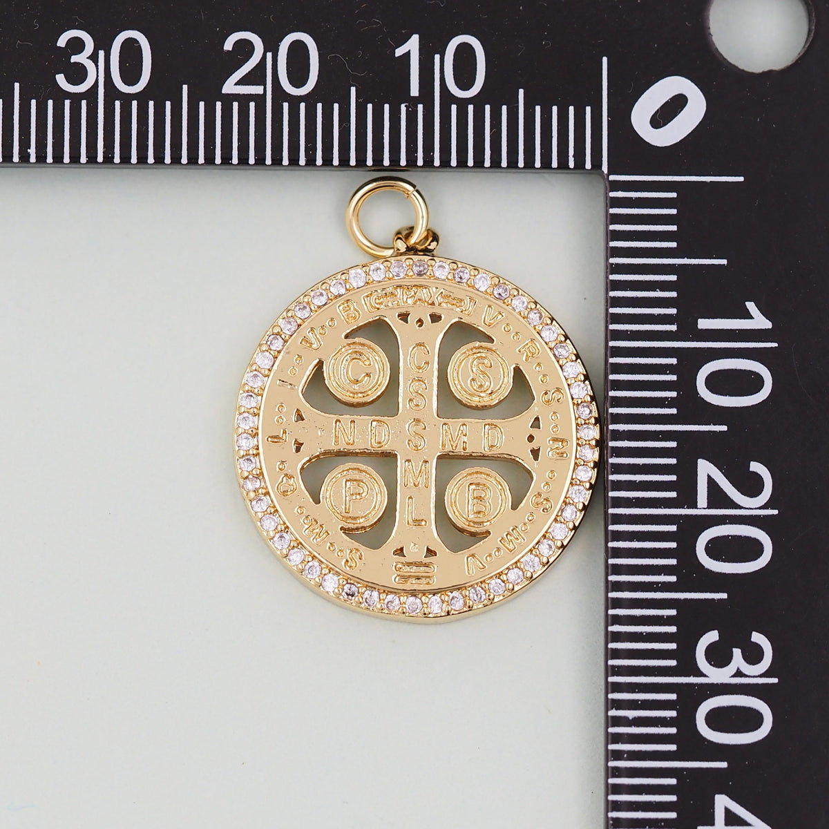 Gold religion Charms,18K Gold Filled religion Pendant,Cross Charm Bracelet Necklace for DIY Jewelry Making Supply