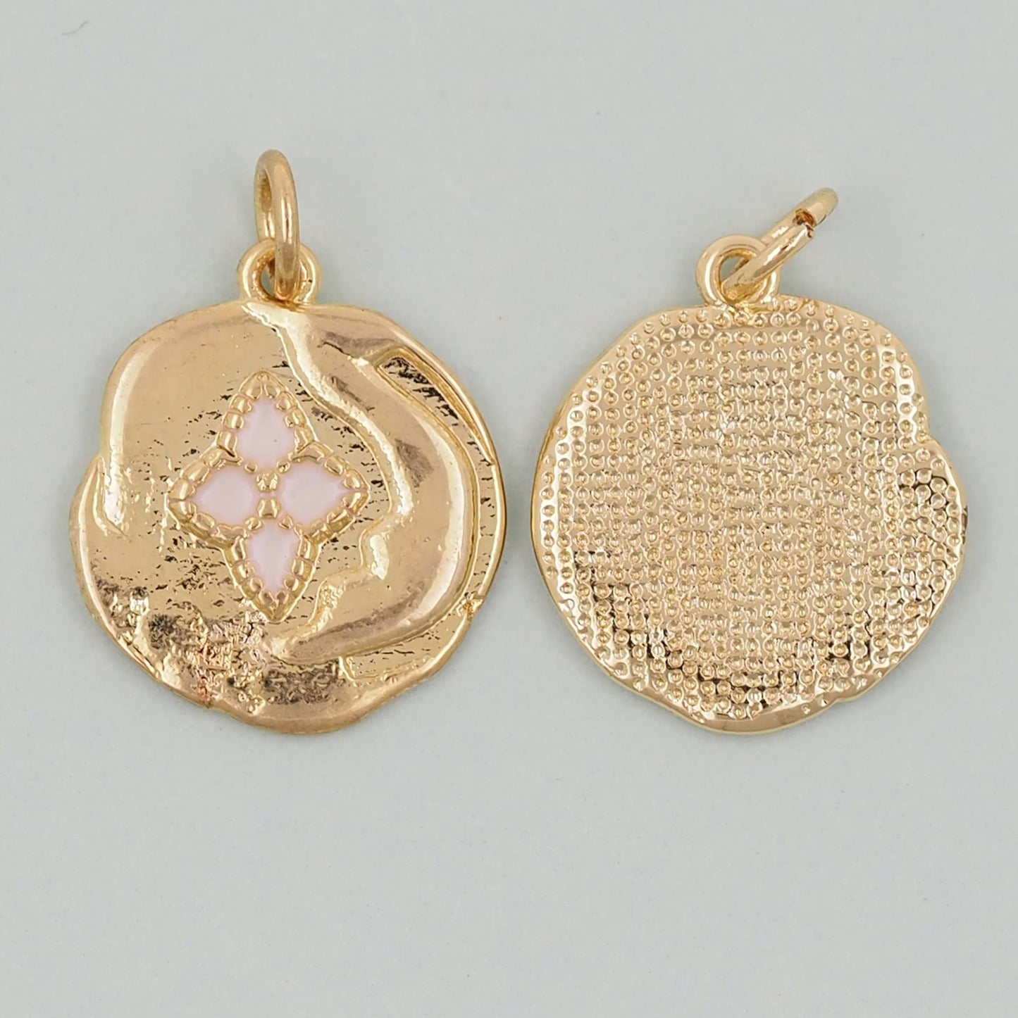Gold geometry Charms,18K Gold Filled geometry Pendant,geometry Charm Bracelet Necklace for DIY Jewelry Making Supply